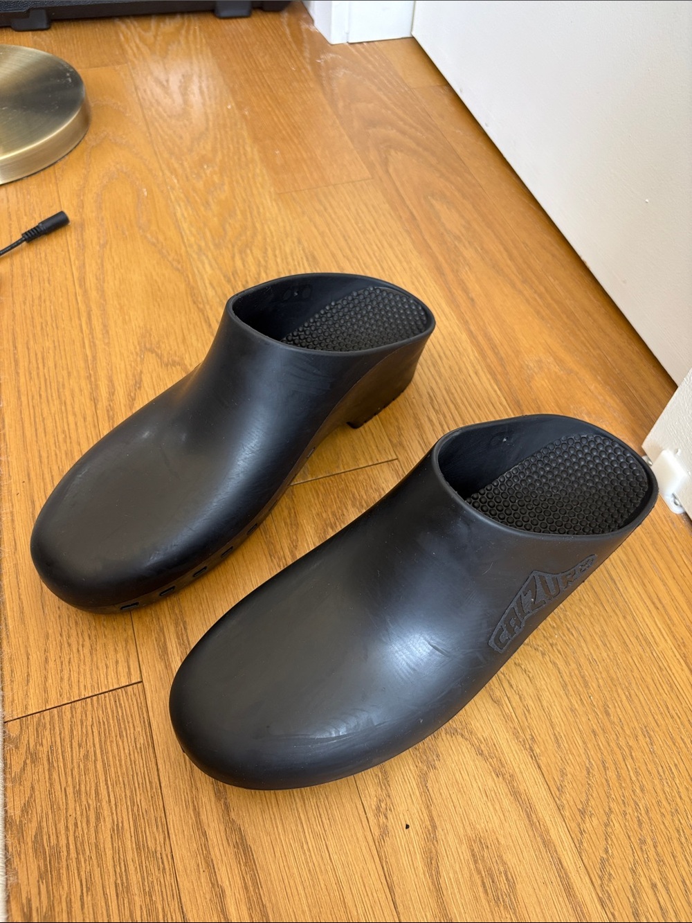 Black Slip-On Clog Loafers - Unbranded